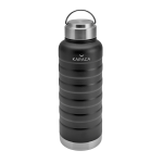 Спортски термос 940 ml – црн со ребрест дизајн