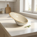 Мал кос керамички сад за сосови 12 cm – крем