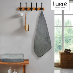 Пешкир за бања Luere темносив 70×140 см