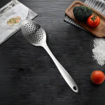 Продупчена лажица инокс, 27 см
