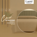 Прошиена прекривка Ultrasonic 160×240 см – златно-бежова