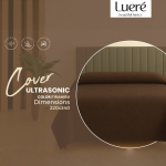 Прошиена прекривка Ultrasonic 220×240 см – чоколадно кафеава