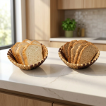 Кошничка за леб од бамбус – тркалезна, ~20 cm